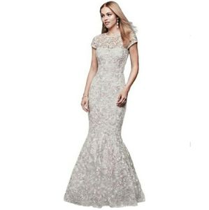 NWT DAVID'S BRIDAL Lace Mermaid Wedding Dress